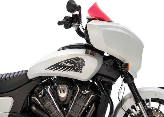 Klock Werks 9" Pink Ice Flare Windshield fits 2025-2026 Indian Powerplus Models