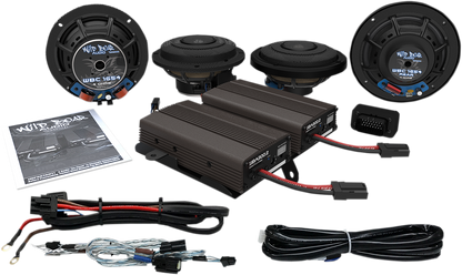 Wild Boar 600w Speaker Amplifier Kit 2014-2021 Harley Electra Glide Ultra CVO
