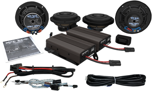 Wild Boar 600w Speaker Amplifier Kit 2014-2021 Harley Electra Glide Ultra CVO