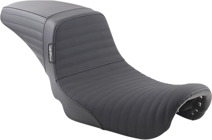 Le Pera Pleated Grip Tape Kickflip Seat 2006-2017 Harley Dyna Fat Bob Low Rider