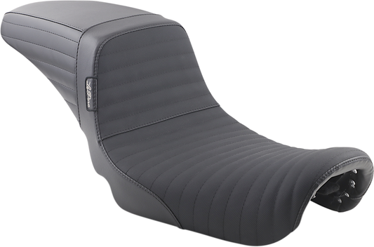 Le Pera Pleated Grip Tape Kickflip Seat 2006-2017 Harley Dyna Fat Bob Low Rider