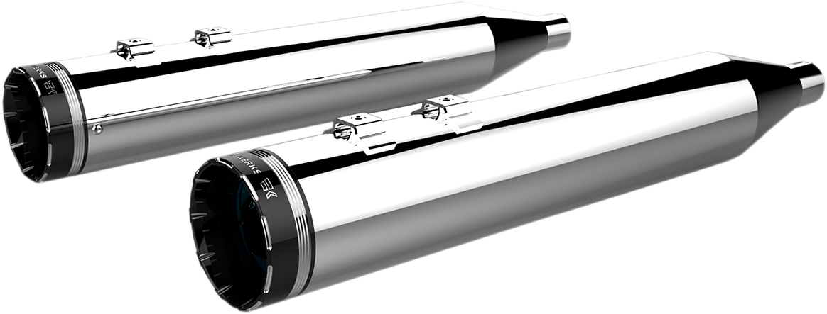 Khrome Werks HP-Plus 4.5" Slip On Exhaust Mufflers fits 1996-2016 Harley Touring