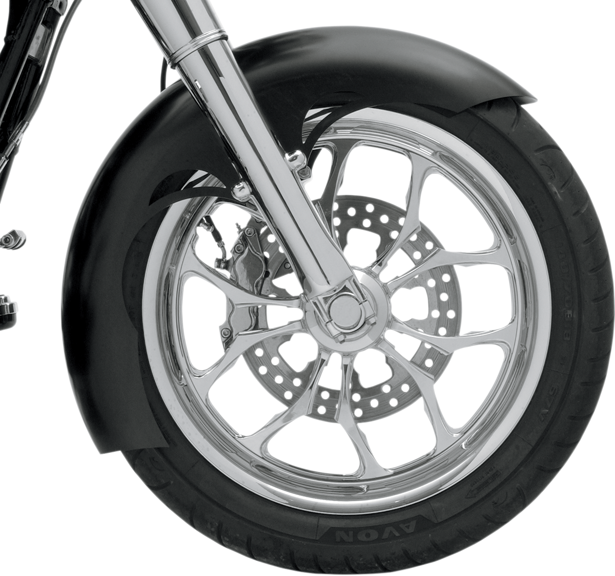 Klock Werks Tude Motorcycle Front Fender fits 1984-2013 Harley Touring Models