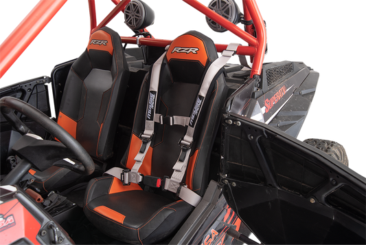 Moose Utility UTV Gray 4 Point Seat belt Harness Restraint Safety System