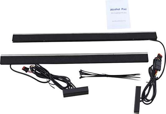 Custom Dynamics 14" Dual Color Motorcycle Plasma Rods Accent Lighting Kit Harley