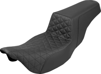 Saddlemen Step Up Black Tri Gripper Gel Seat 2008-2025 Harley Davidson Touring