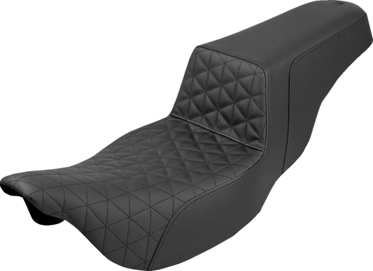 Saddlemen Step Up Black Tri Gripper Gel Seat 2008-2024 Harley Davidson Touring