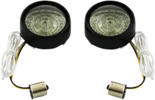 Custom Dynamics 1156 European Black Bullet Smoked Lens LED Turn Signal Inserts