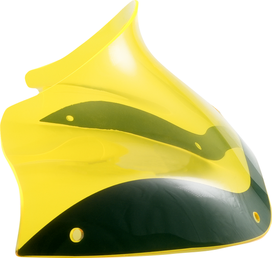 Klock Werks  8" Kolor Flare Yellow Ice Windshield 1998-2013 Harley Road Glide