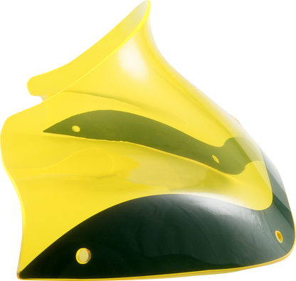 Klock Werks  8" Kolor Flare Yellow Ice Windshield 1998-2013 Harley Road Glide