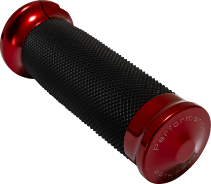 Performance Machine Contour Red Hand Grips for 2023-2025 Harley Touring Softail