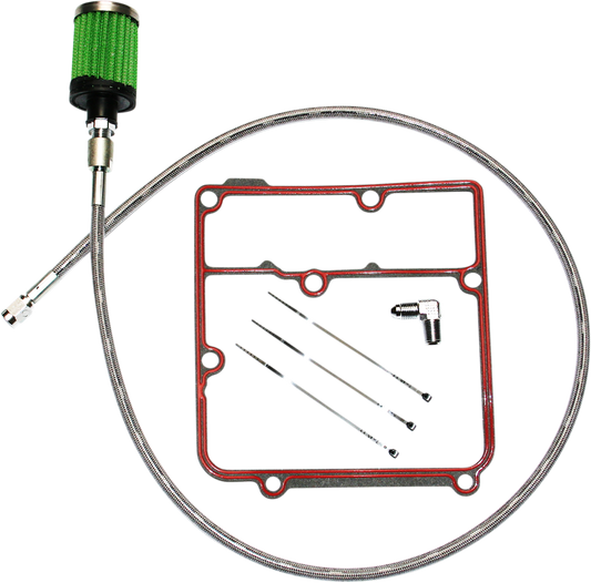 Feuling Oil Tank Breather Kit for 1999-2005 Harley Davidson Dyna FXDL FXD FXDX