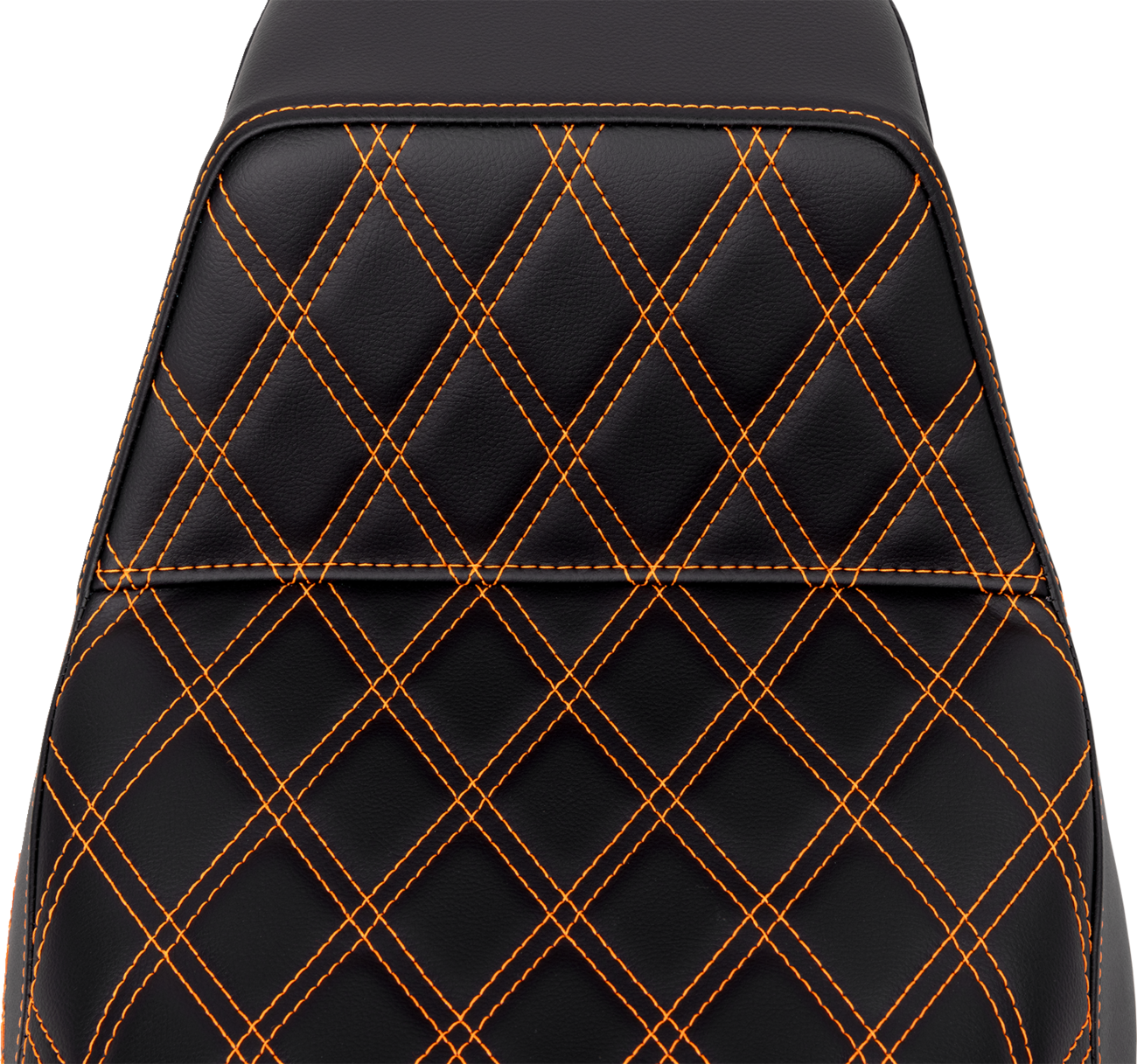 Saddlemen Step-Up Orange Lattice Stitch Gel Seat for 2008-2024 Harley Touring