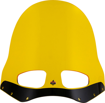 Klock Werks 15" Kolor Flare Yellow Road Warrior Fairing Motorcycle Windshield