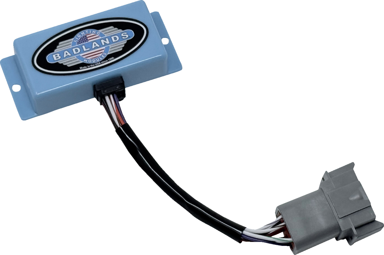 Badlands 12V 8 Pin Motorcycle Turn Signal Canceler for 94-03 Harley Dyna Touring