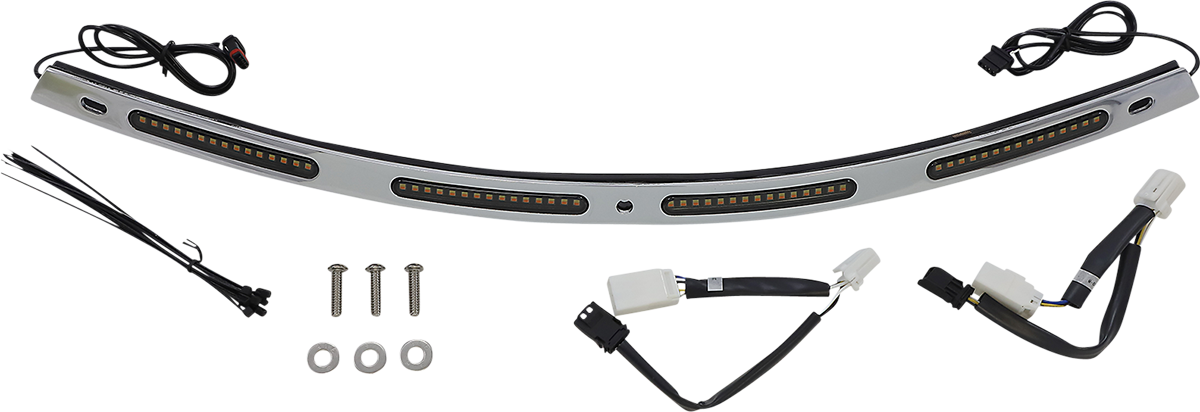 Custom Dynamics LED Fairing Windshield Trim for 2006-2013 Harley Touring FLHX