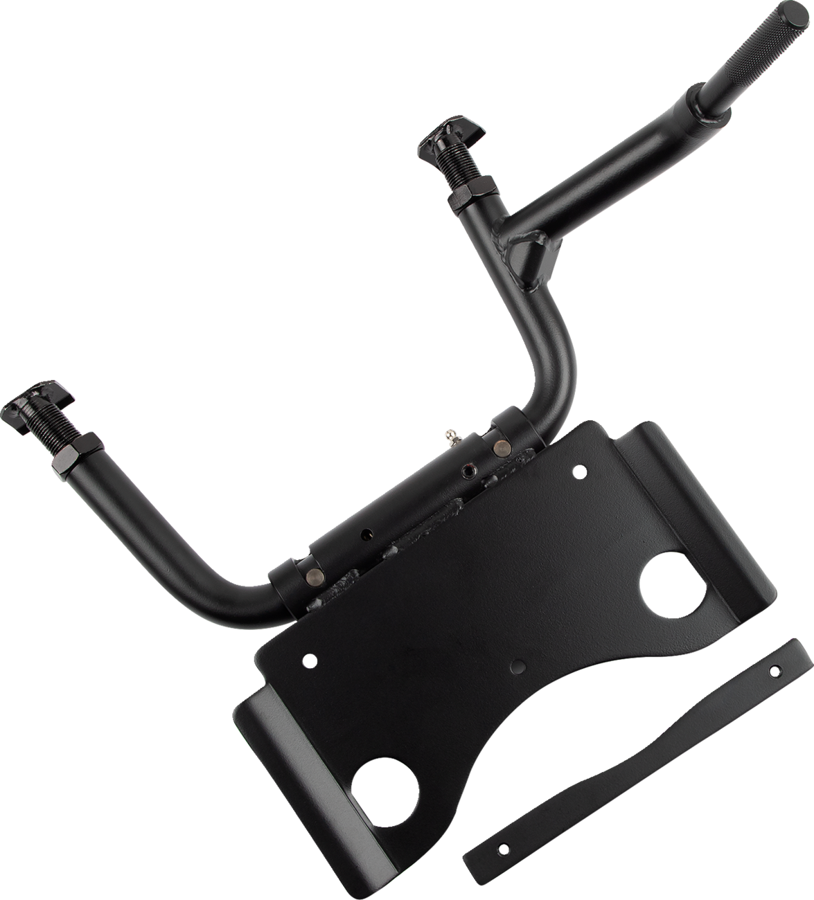 Drag Specialties Black Steel Center Kickstand Kit for 2009-2024 Harley Touring