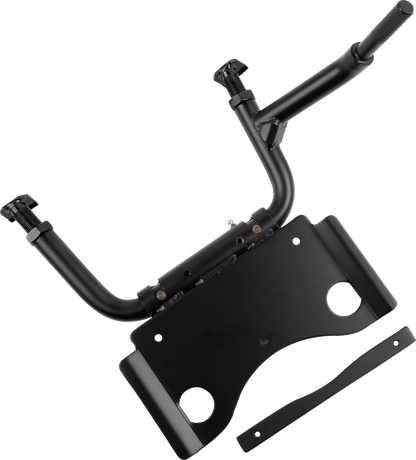 Drag Specialties Black Steel Center Kickstand Kit for 2009-2024 Harley Touring