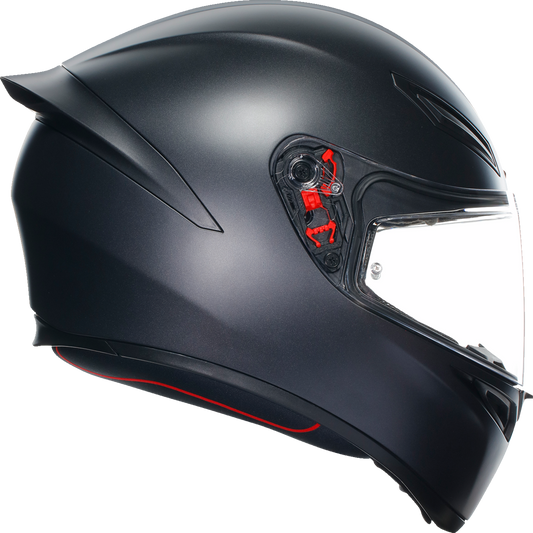 AGV K1 S Solid Matte Black Unisex Adult Motorcycle Street Full Face Helmet