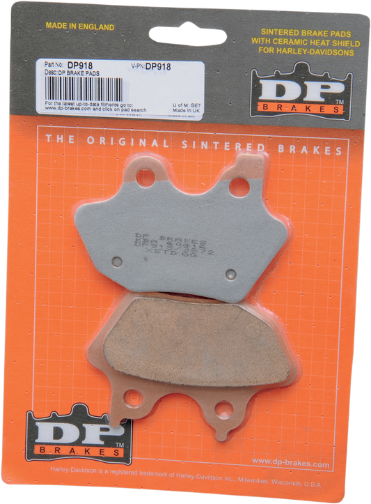 DP Sintered Metal Front/Rear Brake Pads 2000-2004 Harley Softail Touring Dyna XL
