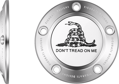 Figurati Designs Don't Tread on Me Timing Cover for 1999-2017 Harley Davidson