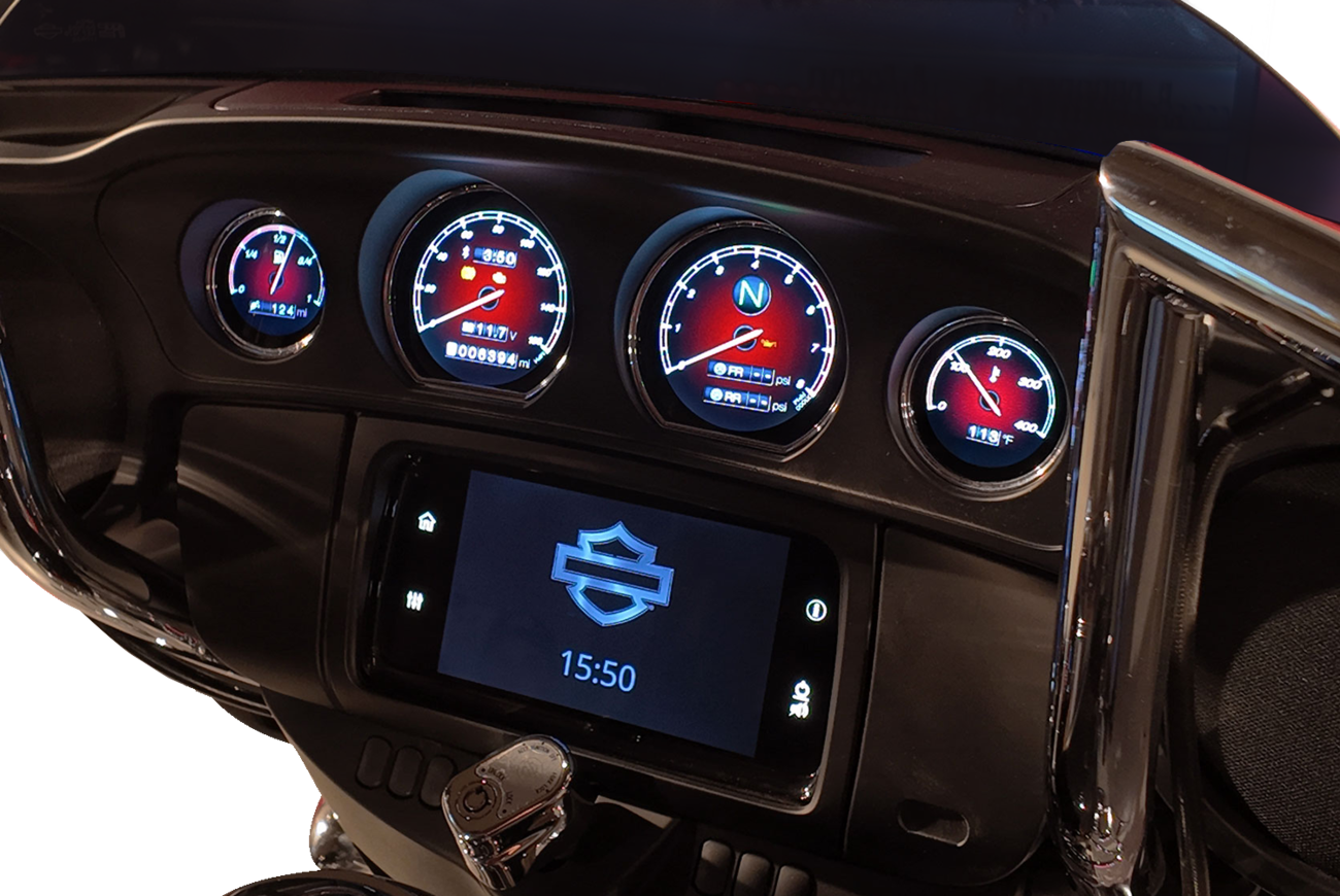 Koso HD-03X TFT Electronic Multi-Function Gauge Set for 2014-2023 Harley Touring