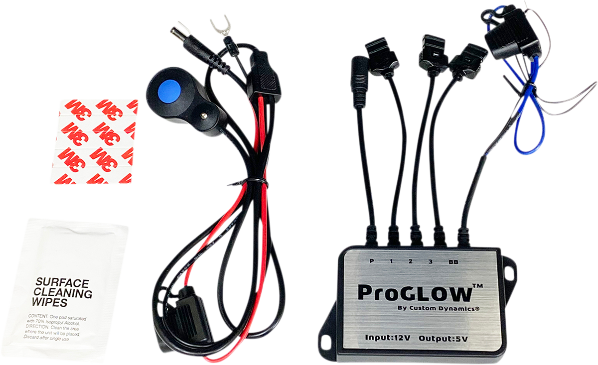 Custom Dynamics ProGLOW Motorcycle LED Accent Lighting Bluetooth Controller