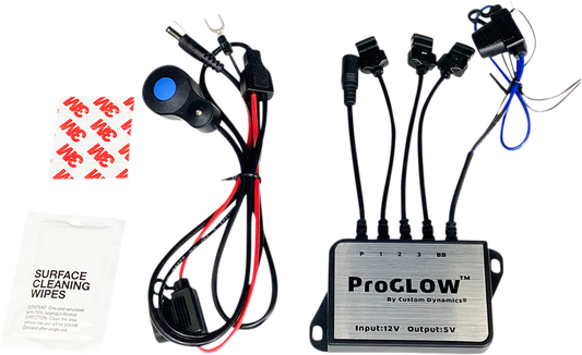Custom Dynamics ProGLOW Motorcycle LED Accent Lighting Bluetooth Controller