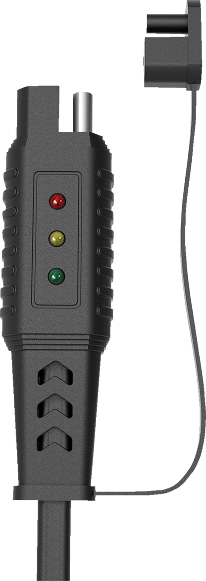BS Universal 20" Motorcycle Battery Charger Charge Indicator w/ LED Pigtail