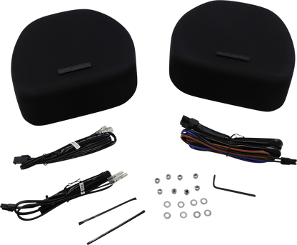 Hogtunes 7" Lower Fairing Subwoofer Kit fits 1998-2013 Harley Touring FLHX FLHT
