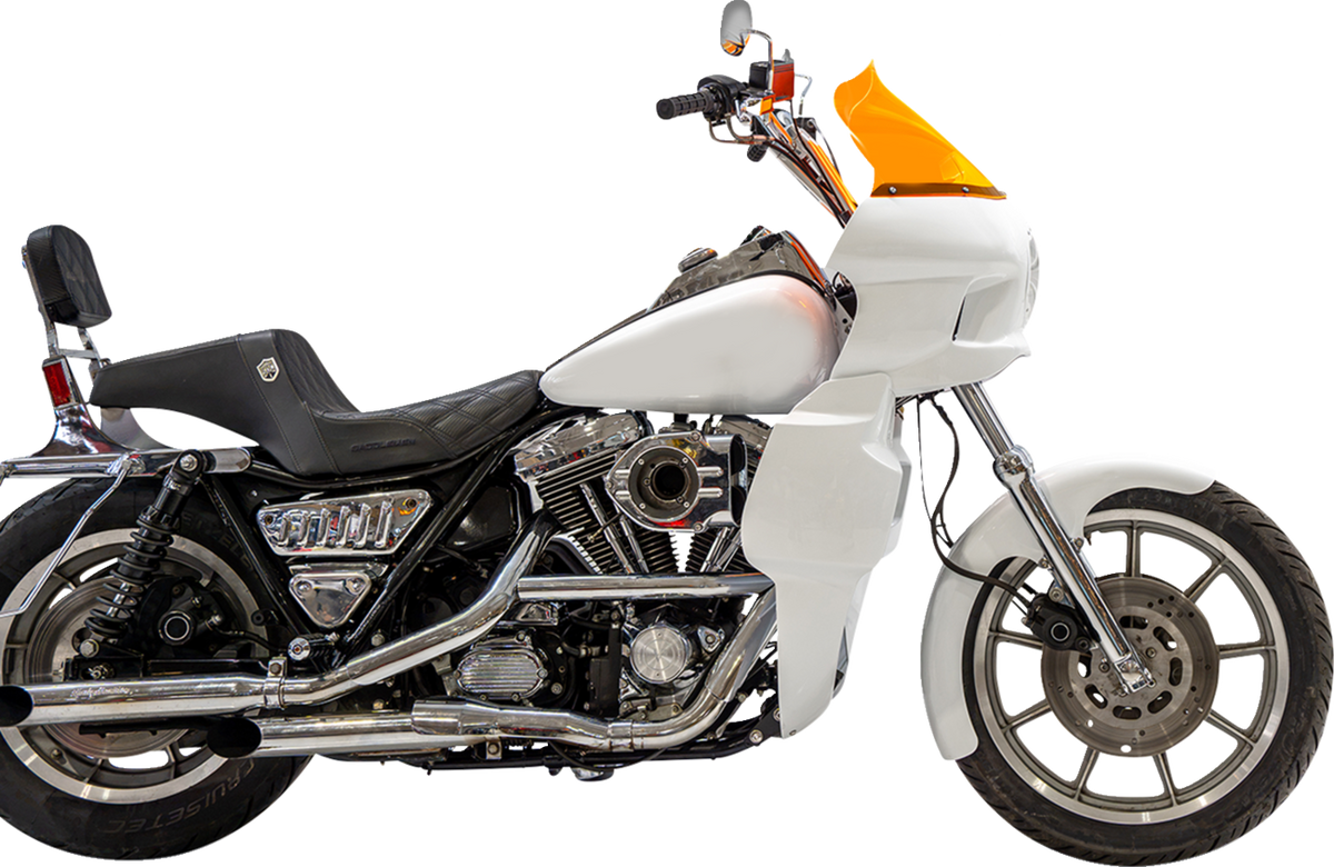 Klock Werks Flare 12.5" Orange Ice Windshield fits Saddlemen S-RT Mini Fairing