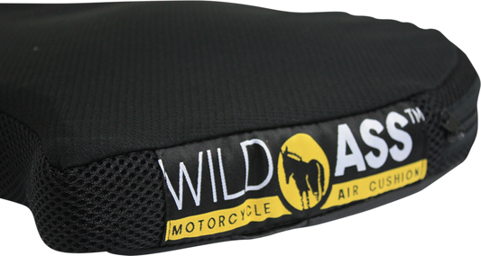 Wild Ass Black Yellow Classic Smart Air Universal Motorcycle Seat Cushion Harley