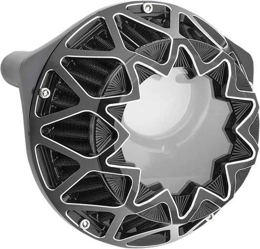 Arlen Ness Crossfire Black Air Cleaner Filter Kit for 2017-2024 Harley M8