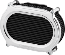Arlen Ness Stage II Silver Oval Air Filter Cleaner Kit 2017-2025 Harley Davidson