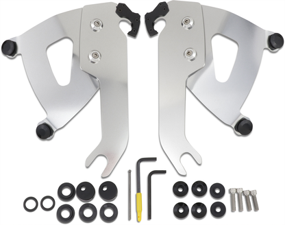 Memphis Shades Road Warrior Fairing & Polished Mount Kit 2018-2021 Harley FLSL