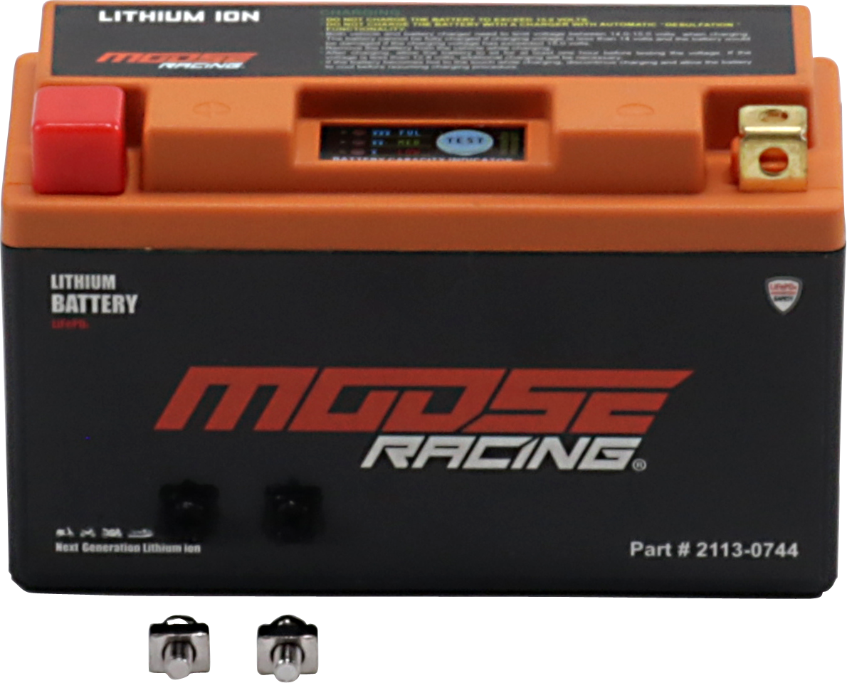 Moose Racing Lithium Ion Battery 99-15 Ducati Yamaha Triumph Suzuki Kawasaki