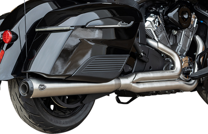 S&S Qualifier 2-1 Race Exhaust System fits 2020-2025 Indian Roadmaster Chieftain