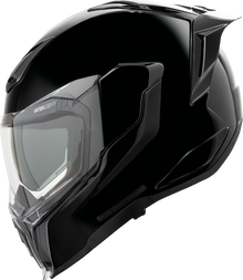 Icon Ultraflite Solid Gloss Black MIPS Full Face Unisex Adult Motorcycle Helmet