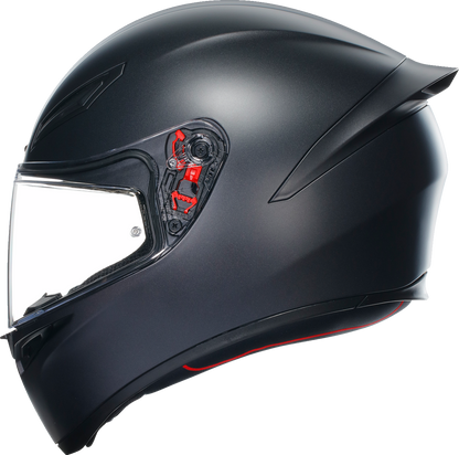 AGV K1 S Solid Matte Black Unisex Adult Motorcycle Street Full Face Helmet
