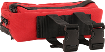 Thrashin Supply Red Motorcycle Handlebar Storage Bag Plus for Harley THB-0017