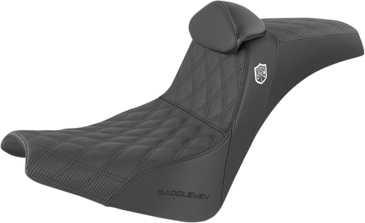Saddlemen SDC Pro Grip Performance Seat & Backrest 2018-2025 Harley Softail FXBB