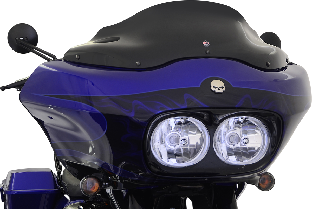 Klock Werks Black 8" Flare Windshield for 1998-2013 Harley Road Glide