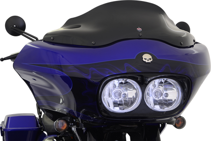 Klock Werks Black 8" Flare Windshield for 1998-2013 Harley Road Glide