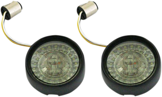 Custom Dynamics 1157 Black Probeam LED Front Turn Signals for Harley Davidson