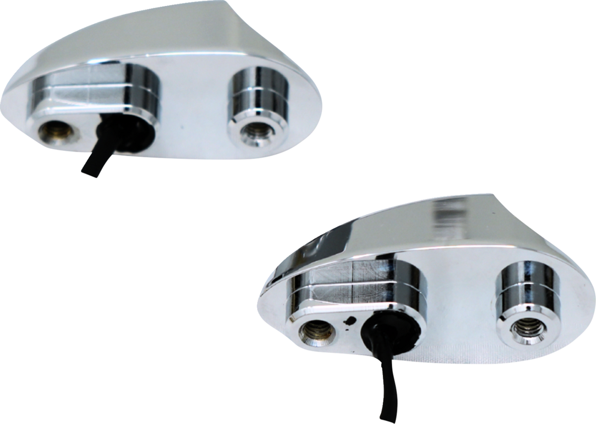 Kodlin Neowise X Chrome Mini Fender Strut Turn Signals for 18-26 Harley Softail