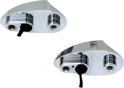 Kodlin Neowise X Chrome Mini Fender Strut Turn Signals for 18-26 Harley Softail