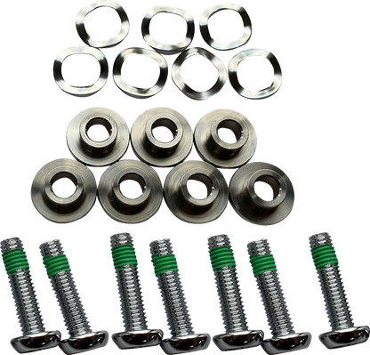 Drag Specialties 7-Lug Front Floating Brake Rotor Bolt Kit for Harley Davidson