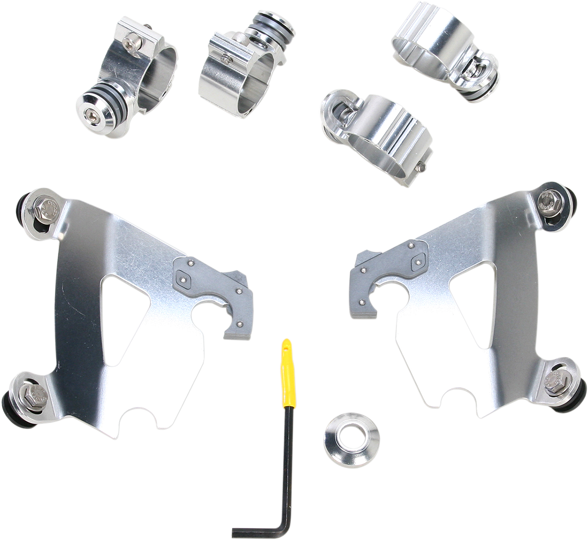 Memphis Shades Cafe Fairing & Polished Mount Kit 1986-2021 Harley Sportster