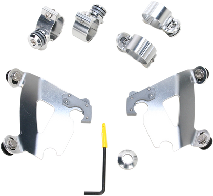 Memphis Shades Cafe Fairing & Polished Mount Kit 1986-2021 Harley Sportster