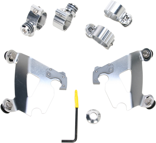 Memphis Shades Cafe Fairing & Polished Mount Kit 1986-2021 Harley Sportster